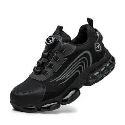 Produktbild: Arbeitsschuhe Herren Damen Sicherheitsschuhe Stahlkappenschuhe Sportlich Atmungsaktiv rutschfeste Safety Shoes Black 44 EU