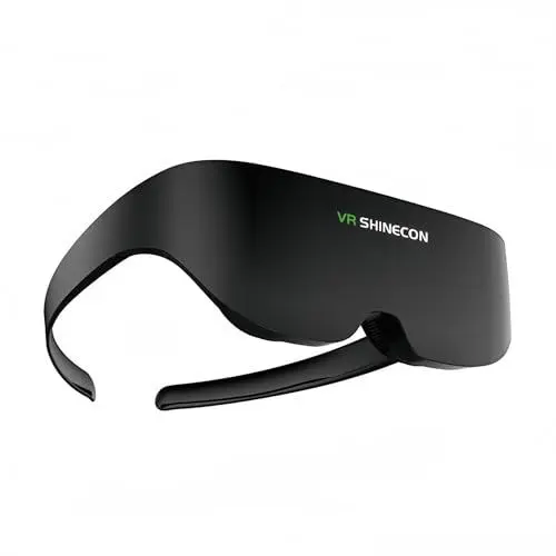 Produktbild: Bewinner 3D VR Glass mit 4K Wireless WiFi Bildschirm, 1058PPI 2,1-Zoll Smart VR Brille, Virtual Reality Brille, HD Spiele Videoanzeigebrille für IMAX Riesenbildschirm
