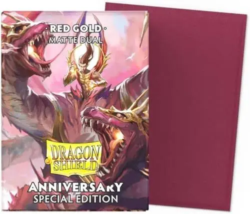 Produktbild: Arcane Tinmen ApS Dragon Shield: Matte Dual – Red/Gold
