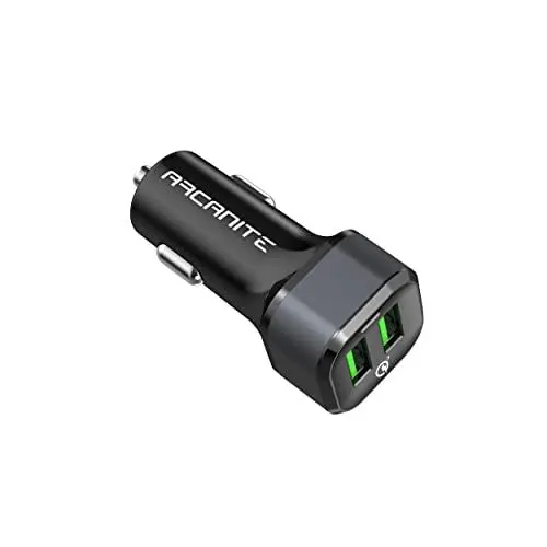 Produktbild: ARCANITE USB-Ladegerät, USB-Anschluss, Dual Port Quick Charge 3.0, 36W, 6A