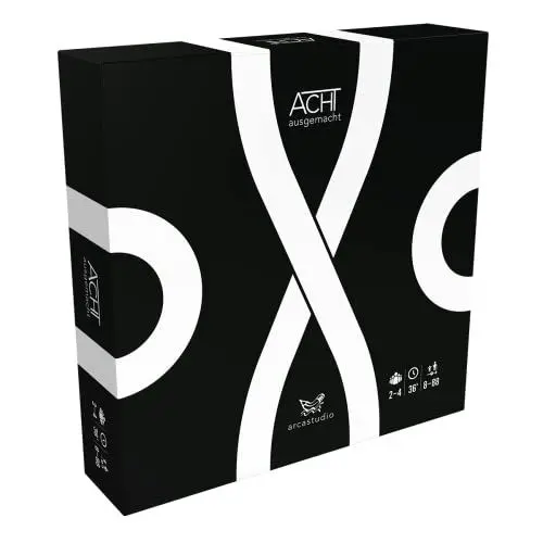 Produktbild: Arcastudio, ACHT: ausgemacht, Familienspiel, Legespiel, 2-4 Spieler, Ab 8+ Jahren, 36 Minuten, Deutsch