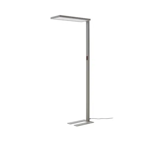Produktbild: Arcchio LED Stehlampe 'Finix' (Touchdimmer) dimmbar mit Bewegungsmelder (Modern) in Alu aus Aluminium u.a. für Arbeitszimmer & Büro (1 flammig,) - LED-Stehleuchte, Floor Lamp, Standleuchte