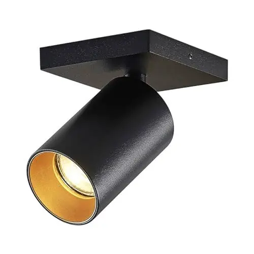 Produktbild: Arcchio Strahler Brinja (Modern) in Schwarz aus Aluminium (1 flammig, GU10) - Deckenlampe Deckenleuchte Lampe Spot Flurleuchte