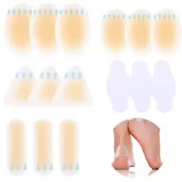 Produktbild: Arcjunys 15 Stück Blasenpflaster Ferse Hydrokolloid Pflaster Unsichtbare und Wasserdicht Blasenpflaster Zehen Blister Plasters Gel Pflaster Linderung von Reibungsschmerzen Finger Zehen Vorfuß Ferse