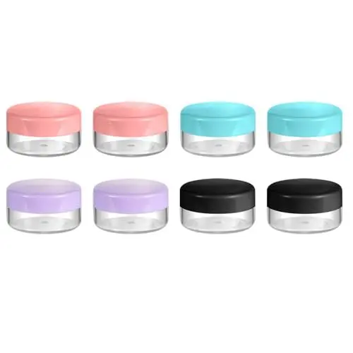 Produktbild: Arcjunys 8 Stück Döschen 10g Kleine Dose Cremedose Mini Dosen Mini Dose Kleine Döschen mit Deckel für Lipgloss Kosmetik Salben Nailart Lippenbalsam