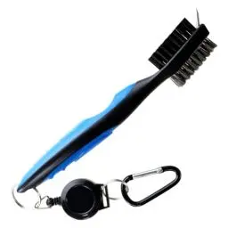 Produktbild: Arcjunys Golf Bürste Golf Schlägerbürste Golf Club Brush Groove Cleaner Golfschläger Reinigungsbürste mit Karabinerhaken für Schlägerflächen Rillen Golftasche Schuh