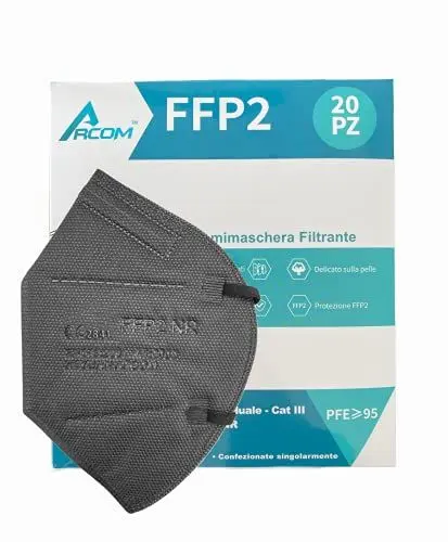 Produktbild: Arcom FFP2 Maske, CE-Zertifikat, Packung von 20