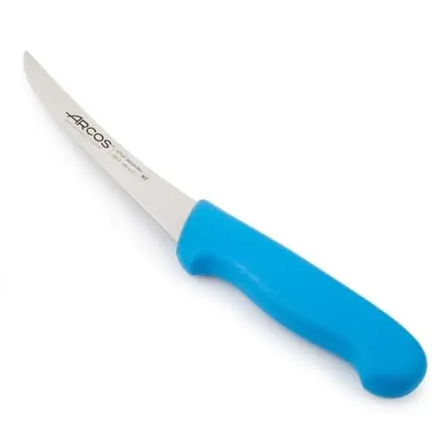 Produktbild: Arcos Ausbeinmesser mit Nitrum Edelstahlklinge 140 mm - Professionelles Messer zum Entbeinen von Fleisch - Ergonomischer Griff aus Polypropylen - Blau, Serie 2900