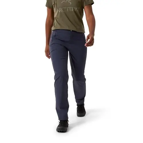 Produktbild: Arc'teryx Gamma-Hose, leichte Softshell-Wanderhose für Damen, Stretch, vorgeformtes Design, ideal für Outdoor-Aktivitäten, schwarzer Saphir, Größe 36