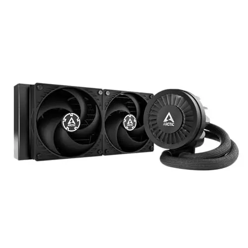 Produktbild: ARCTIC Liquid Freezer III 240 - Wasserkühlung PC, AIO CPU Wasserkühler, Intel & AMD, effiziente PWM-gesteuerte Pumpe, Lüfter: 200–1800 rpm, LGA1851 und LGA1700 Contact Frame - Schwarz
