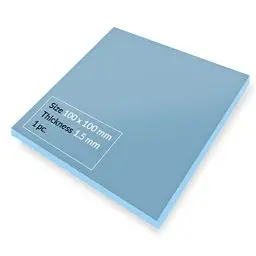 Produktbild: ARCTIC TP-3 Wärmeleitpad: Premium Performance Thermal Pad, 100x100x1,5 mm (stapelbar bis 2,0 mm ohne Leistungsverlust), 1 Stück - Hohe Leistung, sehr weich, Gap-Filler, Überbrückung von Unebenheiten