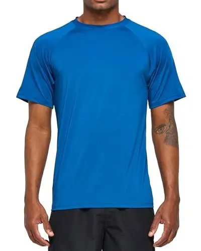 Produktbild: Arcweg Herren Rashguard UV T-Shirt Schwimm Shirt Kurzarm Schnell Trocknend Wassersurf-Shirt UPF 50 Tops Badeshirts