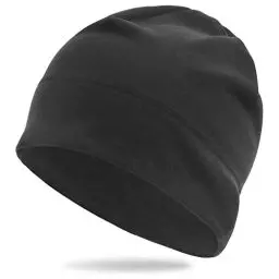 Produktbild: Arcweg Laufmütze Herren Winter Warm Radmütze Winddicht Fleece Mütze Unter Helm Helmmütze Elastisch Sportmütze Weich für Laufen Radfahren Skifahren Motorradfahren Outdoor Unisex 56-61 cm (Schwarz)