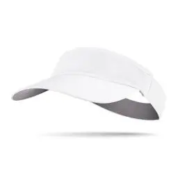 Produktbild: Arcweg Visor Elastisch Sonnenschild Mit Frottee Stirnband Tragbar Schweißaufnehmbar Sonnenhut Visor Hat Sport Cap Schirm für Tennis Running Golf Wandern（weiß）