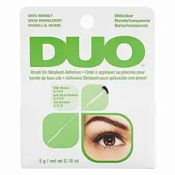 Produktbild: ARDELL DUO Brush Adhesive mit Vitamin A, C und E | Wimpernkleber durchsichtig | extra starker Lash Glue für Ihre Wimpernverlängerung | das Original | wasserfest (5g)
