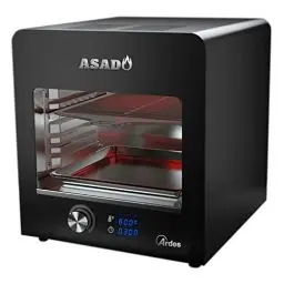 Produktbild: ARDES – ARBEEF01 ASADO Infrarot-Grill, Beefer-Grillofen – professioneller Elektrogrill zum Kochen – Grill mit Cool-Touch-Wänden – kompakter und multifunktionaler Grill mit 6 Regalen
