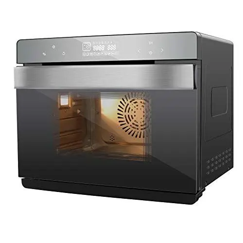 Produktbild: ARDES - Elektrischer Umluft-Kleinbackofen 31 Liter Fassungsvermögen mit Innenbeleuchtung 9 Garfunktionen Timer Doppelverglasung mit Zubehör MIST 400 AR6440VD, Schwarz