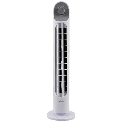 Produktbild: ARDES - Vertikalventilator Höhe 81 cm mit 3 Intensitäten und automatischer Oszillation des Turms, für Boden oder Tisch, Turmventilator weiß AR5T800