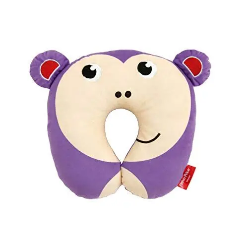 Produktbild: ARDITEX Fisher-Price Coussin De Nuque Singe En Polyester 27X27X6Cm Reisekissen, 27 cm, Violett (Violet)