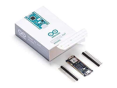 Produktbild: Arduino Nano 33 IoT (ABX00027) – Kompaktes Board mit WLAN und Bluetooth, ideal für IoT-Projekte, Automatisierung und vernetzte Anwendungen mit ARM Cortex-M0 IDE.
