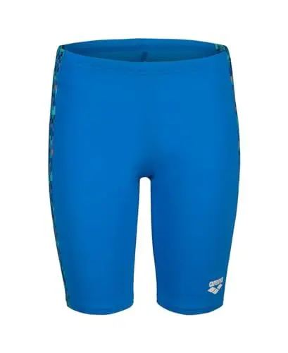 Produktbild: ARENA Jungen Badehose Schwimmhose Training Pool Tiles Swim Jammer, Farbe:Blau, Größe:152, Artikel:-880 blue river/blue multi
