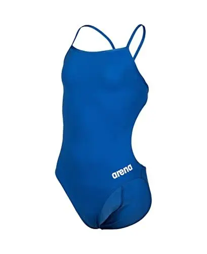 Produktbild: ARENA Mädchen Girl's Team Swimsuit Challenge Solid Badeanzüge, Royal-white, 140 EU
