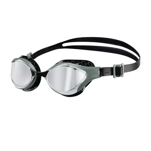 Produktbild: ARENA Schwimmbrille AIR-Bold Swipe Mirror 006832 Silver-Dark Olive One Size