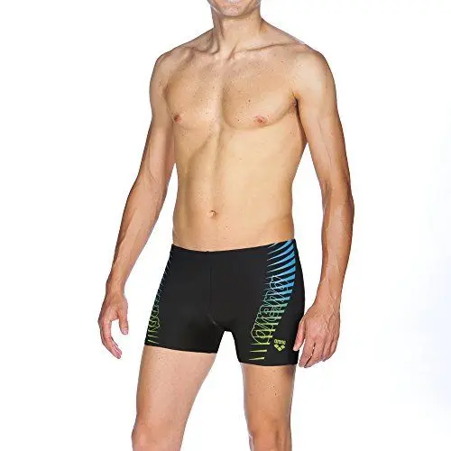 Produktbild: Arena Herren Badehose Urban, Black-Leaf-Turquoise, 6