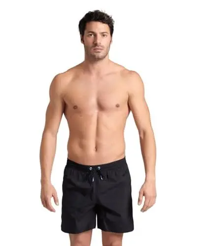 Produktbild: Arena Herren Mens Beach Boxer Solid Swim Trunks, Schwarz, L EU