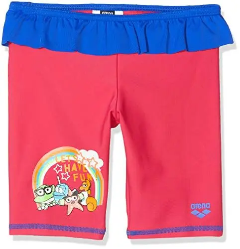 Produktbild: ARENA Mädchen Badehose Mädchen Sonnenschutz Badehose Awt, Freak Rose-Neon Blue, 92, 002049