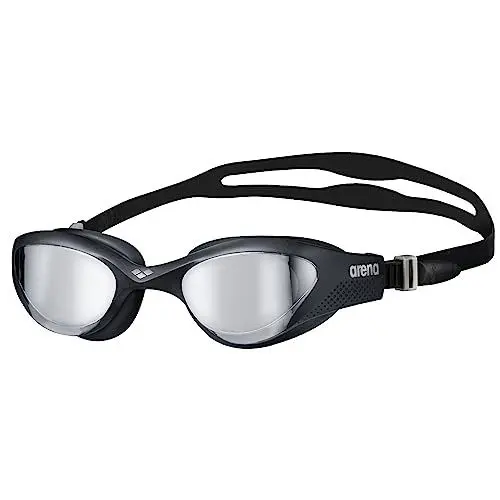 Produktbild: arena The One Mirror Unisex-Schwimmbrille für Erwachsene, Schwimmbrille mit Großen Verspiegelten Gläsern, Antibeschlag-Behandlung, UV-Schutz, Selbstjustierender Nasensteg, Orbit-Proof-Dichtungen