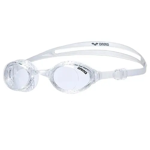Produktbild: arena Air-Soft Unisex-Schwimmbrille für Erwachsene, Schwimmbrille mit Großen Gläsern, mit Antibeschlag-Behandlung und UV-Schutz, Selbstjustierender Nasensteg, Air Seals