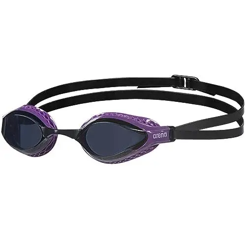 Produktbild: arena Air-Speed Unisex Wettkampf-Schwimmbrille für Erwachsene, Schwimmbrille mit Großen Antibeschlag-Gläsern, UV-Schutz, 3 Austauschbare Nasenstege, Air Seals