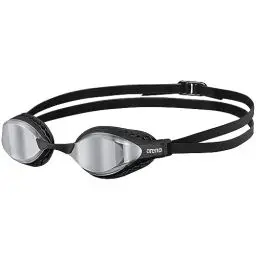 Produktbild: arena Airspeed Mirror Anti Beschlag Unisex Wettkampf Schwimmbrille für Erwachsene, Schwimmbrille mit Breiten Gläsern, UV-Schutz, 3 Austauschbaren Nasenstegen, Air-Seals Dichtungen