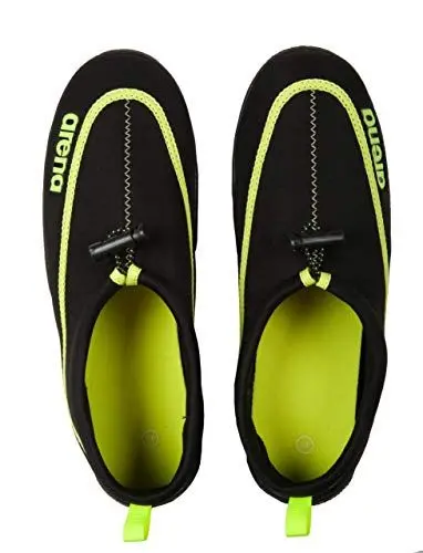 Produktbild: arena Herren Neopren Wassersportschuh Badeschuh Bow (Rutschfest, Guter Halt, Verstellbar, In und am Wasser), Black (50), 41