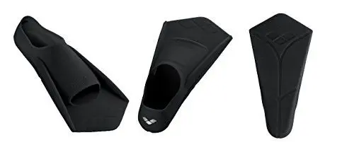 Produktbild: arena Powerfin Schwimmflossen, Trainingsflossen für Erwachsene, 100% Silikon, Bequeme und Kurze Schwimmflossen