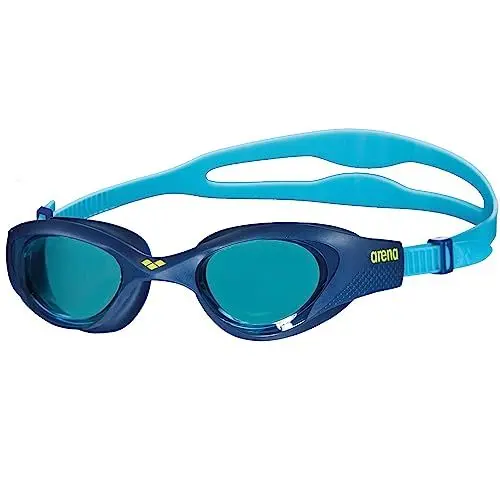 Produktbild: ARENA The One Junior Kinderschwimmbrille, Schwimmbrille mit Großen Gläsern, Anti-Beschlag und UV-Schutz, Selbstjustierender Nasensteg, Orbit-Proof-Dichtungen