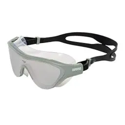 Produktbild: arena The One Verspiegelte Anti-Fog Unisex Schwimmbrille für Erwachsene, Taucherbrille mit Breiten Gläsern, UV-Schutz, Selbstjustierender Nasensteg, Orbit-Proof Dichtung