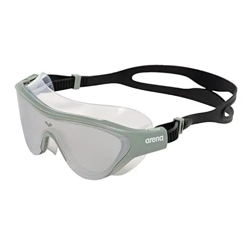 Produktbild: arena The One Verspiegelte Anti-Fog Unisex Schwimmbrille für Erwachsene, Taucherbrille mit Breiten Gläsern, UV-Schutz, Selbstjustierender Nasensteg, Orbit-Proof Dichtung