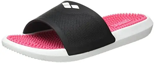 Produktbild: arena Unisex Massage Badesandale Marco, Schwarz Black Pink White, 40 EU