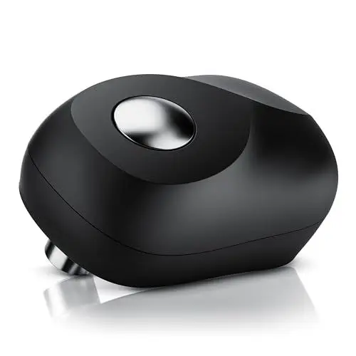 Produktbild: Arendo - Elektrischer Dosenöffner One Touch - mit automatischer 360° Drehung - Öffnung ohne scharfe Kanten - für alle Dosengrößen - Automatikstopp - Büchsenöffner für Senioren und Kinder