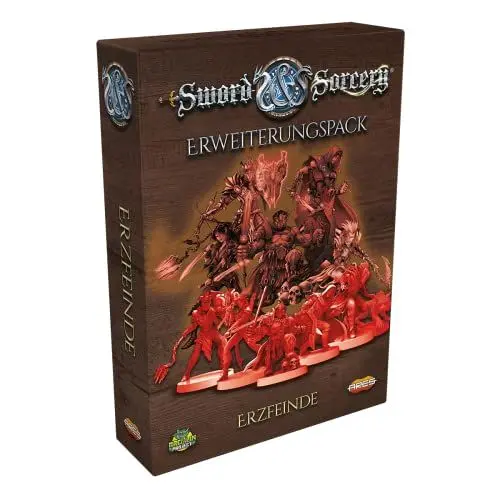 Produktbild: Ares Games, Sword & Sorcery: Die Alten Chroniken – Erzfeinde, Erweiterung, Expertenspiel, Dungeon Crawler, 1-5 Spieler, Ab 13+ Jahren, 30 Minuten je Spieler, Deutsch