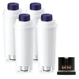 Produktbild: ARETHONE Wasserfilter, Ersatz für De'Longhi Kaffeevollautomaten DLSC002 Filter, Kaffeefilter Kompatibel mit De'Longhi Magnifica S, Dinamica, Eletta Explorer, ECAM, ETAM, EPAM-Serie (4-Stück)