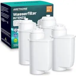 Produktbild: ARETHONE Wasserfilter für Siemens EQ Series, EQ3/EQ6/EQ9, EQ500, S700, Wasserfilter Kaffeevollautomat für Bosch Vero, TZ70003/TCZ7003/467873, Siemens 3200, Neff C77V60 Series (4 Stück (1er Pack))