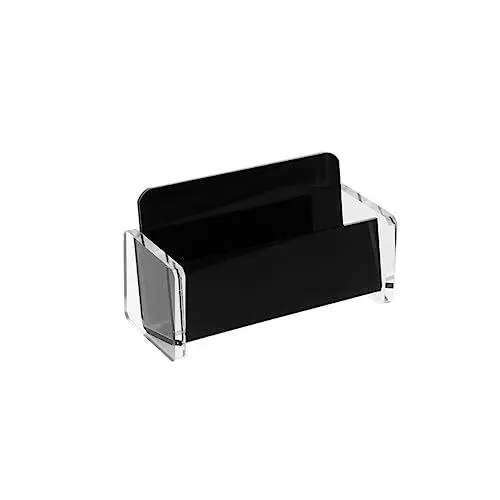 Produktbild: ARFUKA Visitenkartenhalter Visitenkartenständer Cryl Visitenkarten Aufsteller Visitenkarte Tischständer Visitenkarten Aufsteller Visitenkarte Display Organizer Schwarz