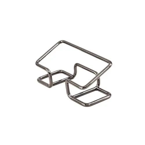 Produktbild: ARFUKA Visitenkartenhalter Visitenkartenständer Visitenkarten Organizer Metall Visitenkartenhalter Display Ständer für Büro Schreibtisch & Arbeitsflächen Hält Bis 40 Karten Schwarz
