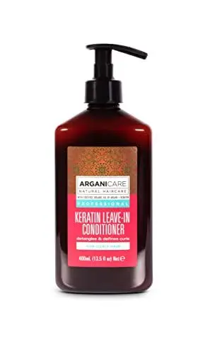 Produktbild: ArganiCARE Conditioner ohne Ausspülen Keratin For Curly Hair 400 ml, Preis/100 ml: 4.99 EUR