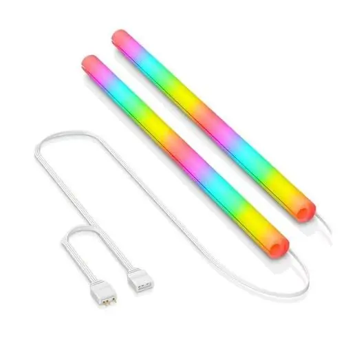 Produktbild: ARGB LED AIO Röhrenhülle, 5V 3Pin 4Pin RGB LED AIO Röhrenhülle, 360° Panorama-Weichlicht-Wasserkühlungsröhre mit Programmierbaren 16,8 Millionen Farben für PC-Wasserkühlungssystem
