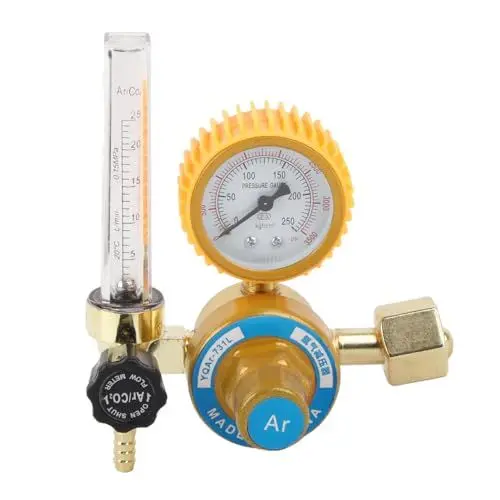 Produktbild: NDNCZDHC Argon-Regler, 15 MPa Eingang, 0,35 MPa Ausgangsdruckminderer, 7 mm Ausgangsanschluss, WIG-Schweißen, Argon-Gasregler