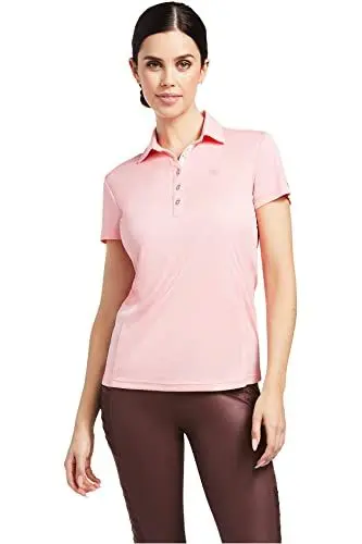 Produktbild: ARIAT 2022 Damen Talent Kurzarm Polo Top 10039322 - Pfirsichblüte
